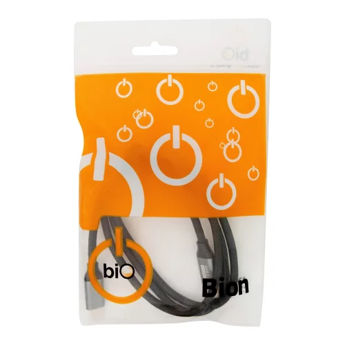 Bion Кабель USB Type-C - Type-C (CM/CM), 100W, USB 3.1 Gen2, 4K@60Hz, 10 Гбит/c, 1 м, тканевая оплётка, черный [BXP-CCP-USBC3.1-CMCM-1M-B] фото 2