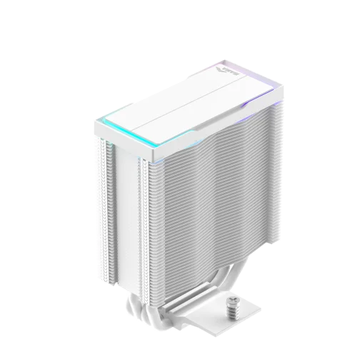 Кулер для процессора/ CPU Cooler SAMA X40L WH (200W, 4-pin PWM, 133.5mm, 4x6mm, ARGB, 1x100mm, 56.6CFM, 31.2dBA, 2600RPM, S: 1851/ 1700/ 1200/ 115X, AM5/ AM4, white) (X40-WHWAYXOX-G) фото 4