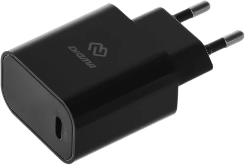 Сетевое зар./ устр. Digma DGW3C 30W 3A (PD) USB-C универсальное черный (DGW3C0F010BK)