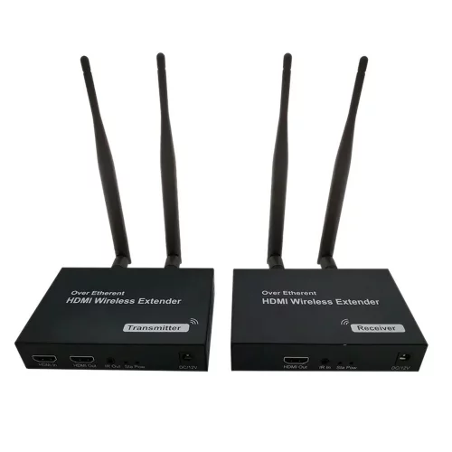 ORIENT VE057, WiFi HDMI Extender (Tx+Rx), HDMI беспроводной удлинитель до 200 м, HDMI 1.3, 1080p@60Hz, HDCP1.2, передача ИК сигнала управления (датчики в комплекте), (31367)