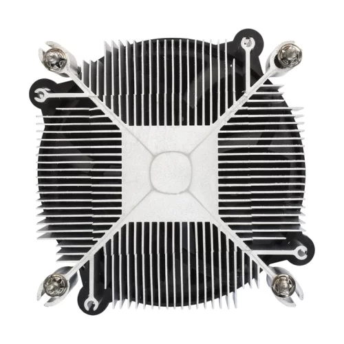 Exegate EX292654RUS Кулер ExeGate ETA-20.V1700 (Al, LGA1700/ 1150/ 1151/ 1155/ 1156/ 1200/ 1366, TDP 90W, Fan 95mm, 2400RPM, Hydro bearing, 3pin, 22db, 340г, с термопастой, на винтах, Color Box) фото 3