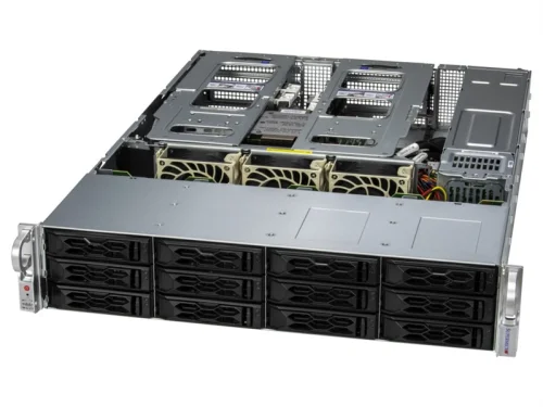 Серверная платформа Supermicro CloudDC A+ Server 2U 2015CS-TNR no CPU(1)AMD EPYC 9004 series/ TDP 400W/ no DIMM12/ 12 3.5/ 2.5 SATA/ 2x10GbE 2x10GbSFP+/ 2x1200W/ SFT-DCMS-Single/ 3rd config (неиспр (AS -2015CS-TNR_EMPTY-NNC-004)