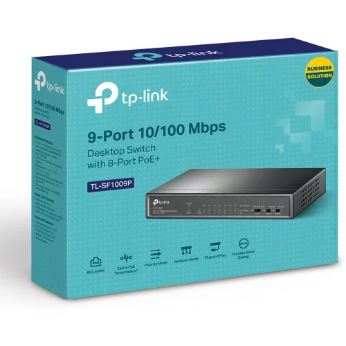 Коммутатор TP-Link TL-SF1009P (TL-SF1009P) фото 4
