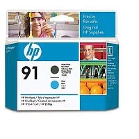 Картинка Печатающая головка HP 91, Матовая черная и голубая (C9460A) 
