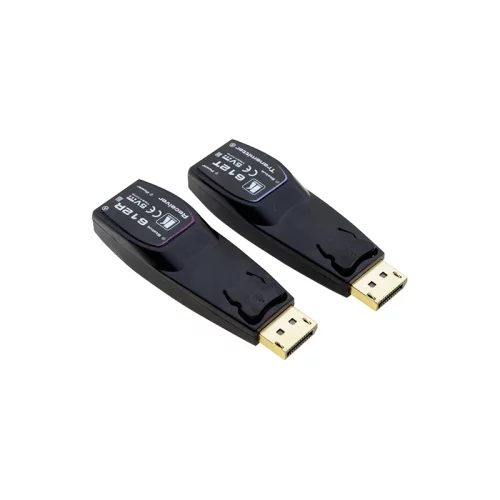 Передатчик и приемник сигнала DisplayPort 1.2 по волоконно-оптическому кабелю; кабель 2LC, многомодовый ОМ3, до 200 м, поддержка 4К60 4:4:4 [94-0006120] (612R/T)
