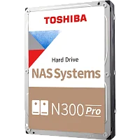 Жесткий диск/ HDD Toshiba N300 PRO NAS SATA3 3.5" 22TB 7200 1024Mb 6Gb/ s 1 year warranty (replacement ST22000NT001, WD221KFGX) (HDWG82CXZSTB)