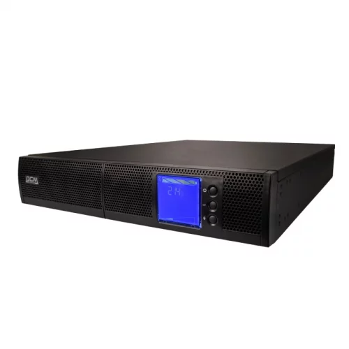 ИБП Powercom SNT-2000, 2000 Вт/2000 ВА, Rack/Tower, 8 розеток IEC320 C13 и 1 розетка IEC320 C19 с резервным питанием, LCD, USB, RS-232, слот под SNMP карту, ШхГхВ 428х635х84 мм, вес 28.5 кг/ UPS Powercom SNT-2000, 2000 W / 2000 VA, Rack / Tower, 8 IEC320 фото 2