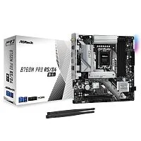 B760M PRO RS/ D4 WIFI, Socket 1700, Intel®B760, 4xDDR4-3200, HDMI+DP, 2xPCI-Ex16, 1xPCI-Ex1, 4xSATA3(RAID0/ 1/ 5/ 10), 2xM.2, 8 Ch Audio, 1x2.5GLan, WiFi, (2+4)xUSB2.0, (3+2)xUSB3.2, (1+1)xUSB3.2 Type-C™, ATX, 1xPS/ 2, RTL {} (B760M PRO RS/D4 WIFI)