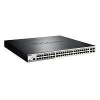 Коммутатор/ DGS-1210-52MP/ME/B Managed L2 Metro Ethernet Switch 48x1000Base-T PoE, 4x1000Base-X SFP, PoE Budget 370W, Surge 6KV, CLI, RJ45 Console, Dying Gasp (DGS-1210-52MP/ME/B2A)