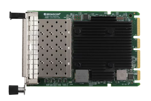Broadcom NetXtreme E-Series N425G Quad-Port 25 Gb/ s SFP28 Ethernet PCI Express 4.0 x16 OCP 3.0 SFF (Lenovo OEM) (BCM957454-N425SNL)