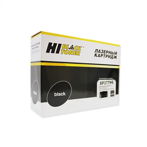 Картридж Hi-Black HB-SP377HE (9505039) (9505039) Картридж Hi-Black HB-SP377HE, черный, 6400 страниц, для Ricoh Aficio SP 377DNwX/ SP377SFNwX/ SP377SNwX (9505039)