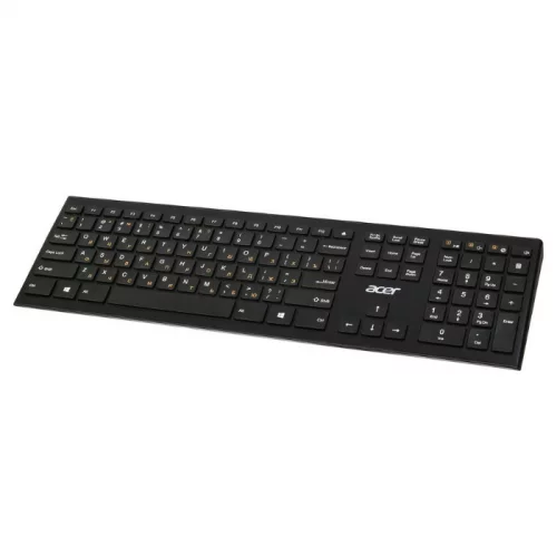 Клавиатура/ Клавиатура беспроводная Acer OKR010 Wireless 2.4G slim Multimedia black (ZL.KBDEE.003) фото 3