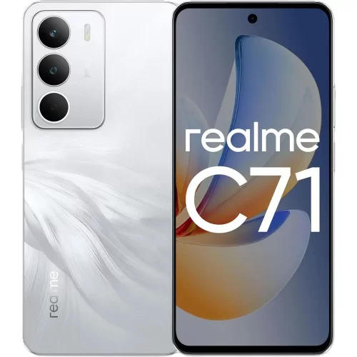 Смартфон Realme C71 8+128 RMX5303 8+128 белый (RMX5303 C71 8+128 WHITE)