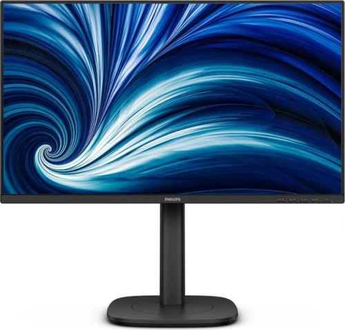 Монитор 23,8 Philips 24B2N3200D 1920x1200, WLED, 16:10, IPS, 300cd, 1500:1, 50М:1, 4ms, 178/ 178, VGA, HDMI, DP, 4хUSB 3.2, USB-C(15W) 100Hz, Speakers, Tilt, HAS, Swivel, Pivot, Internal, VESA, Black, 3y (24B2N3200D/01)