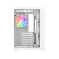 Корпус ПК без блока питания/ Case SAMA V60 White, Midi-Tower, TG, 7x120mm ARGB, 2xUSB 3.0 + 1xUSB 3.1 Type-C, ATX, mATX, mITX White (V60-WHADA7X1-GL)