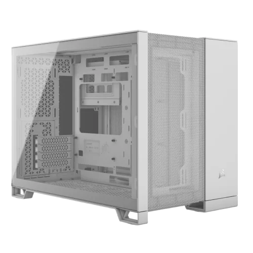 Корпус без блока питания/ Case Corsair 2500D Airflow, Midi-Tower, TG, no fan, 2xUSB-A 3.2, 1xUSB 3.2 Type-C, mATX, mITX Black (CC-9011264-WW)