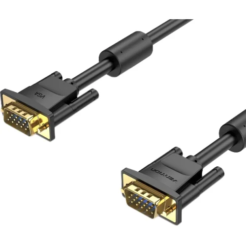 Кабель Vention VGA 15M/15M с 2 ферритовыми фильтрами - 3м. (DAEBI)