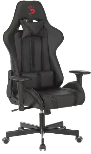 Кресло игровое A4Tech Bloody GC-600 черный экокожа крестов. металл