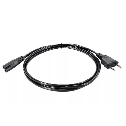 Telecom TE023-CU0.5-1.8M Кабель для аудио-видео техники IEC-320-C7, 2-pin 1,8m ,черный, медь [7958830275200]