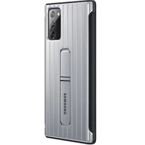 Чехол (клип-кейс) Samsung для Samsung Galaxy Note 20 Protective Standing Cover серебристый (EF-RN980CSEGRU) фото 2