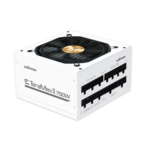 Блок питания Zalman ZM750-TMX2 WH, 750W, ATX12V v3.0, APFC, 12cm Fan, 80+ Gold Gen5, Full Modular, White, Retail