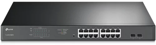 Коммутатор/ 16-Port Gigabit Easy Smart PoE+ Switch with 2 SFP UKplug (TL-SG1218MPE.)