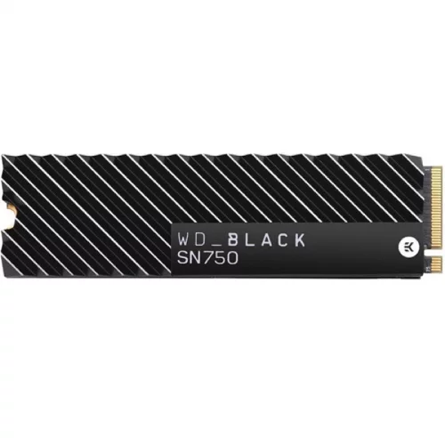 Твердотельный накопитель Western Digital Black SN750 SSD NVMe 1TB M2.2280 3470/ 3000MB/ s 515K/ 560K IOPS MTBF 1.75M с радиатором (WDS100T3XHC)