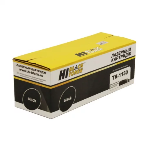 Тонер-картридж Hi-Black HB-TK-1130, черный, 3000 страниц, с чипом, для Kyocera FS-1030MFP/ DP/ 1130MFP/ M2030DN (401070574)