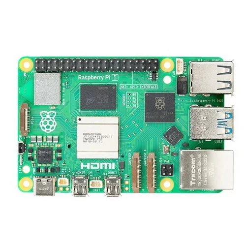 Raspberry Pi 5 4GB RAM Retail, (RA770) Broadcom BCM2712 Quad core Cortex-A76 64-bit CPU, VideoCore VII GPU, Dual 4Kp60 HDMI display output, 4Kp60 HEVC decoder, 802.11ac WiFi, Bluetooth,2x USB 3.0, 2xUSB 2.0, 2x micro-HDMI, Разъем питания USB-C (MB5) фото 2
