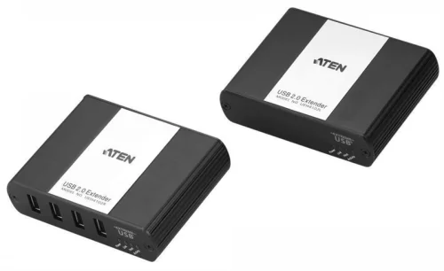 ATEN 4-Port USB 2.0 Cat 5 Extender over LAN (UEH4102-AT-G)