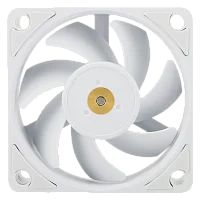 Кулер для корпуса/ Case Cooler Thermalright TL-B6W (60x60x25mm, 4-pin PWM, 16.17CFM, 20.17dBA, 3200RPM, White)