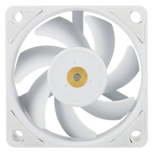 Кулер для корпуса/ Case Cooler Thermalright TL-B6W (60x60x25mm, 4-pin PWM, 16.17CFM, 20.17dBA, 3200RPM, White)