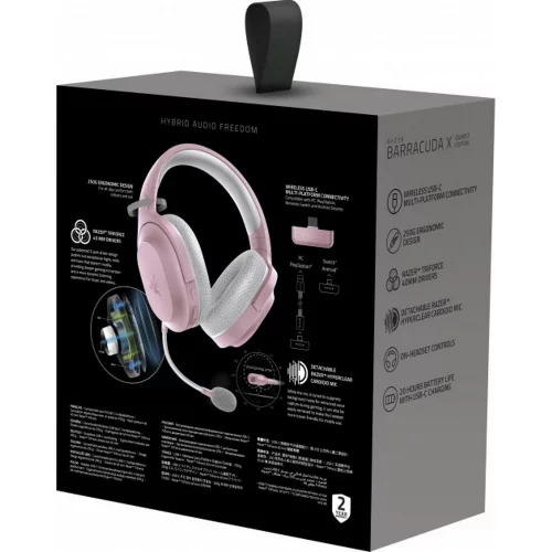 Гарнитура Barracuda X - Quartz Pink/ Razer Barracuda X - Quartz Pink фото 7