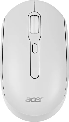 Мышь Acer OMR308 белый оптическая (1600dpi) беспроводная USB (4but) (ZL.MCECC.023)