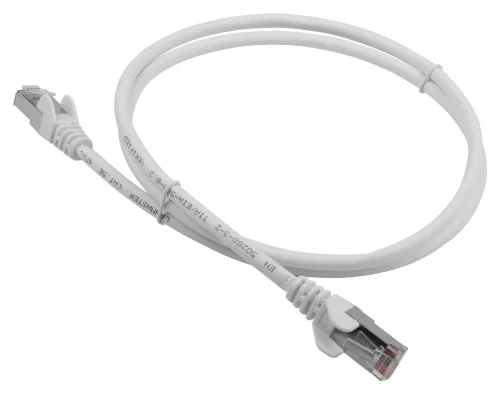 Патч-корд LANMASTER LSZH FTP кат.5e, 1.0 м, белый (LAN-PC45/ S5E-1.0-WH) (LAN-PC45/S5E-1.0-WH)