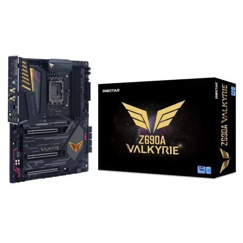 Z690A VALKYRIE, Socket 1700, Intel®Z690, 4xDDR4-3200, HDMI+HDMI+DP+DP, 3xPCI-Ex16, 8xSATA3(RAID 0/ 1/ 5/ 10), 1xM.2, 8Ch Audio, 1x2.5GbLan, WiFi, (0+4)xUSB2.0, (7+2)xUSB3.2, (1+1)xUSB3.2 Type-C™, 1xPS/ 2, ATX, RTL{} (685611)