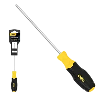 Крестовая отвертка Deli DL638250N PH3x250мм сталь Cr-V, двухкомпонентная прорезиненная рукоять