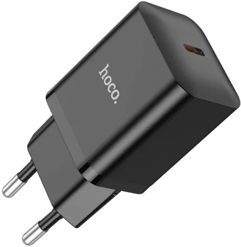 Сетевое зар./ устр. Hoco N27 Black 20W (PD+QC+AFC) USB-C черный