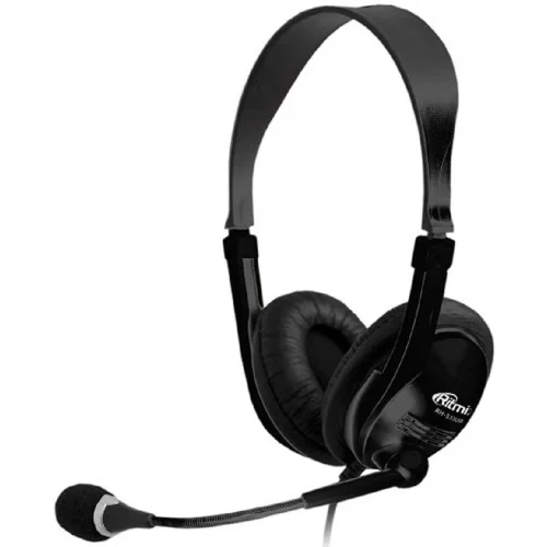 RITMIX RH-533USB, Black {Гарнитура. 40 мм, 20-20000 Гц, 32 Ом, 105 дБ, конденсаторный всенаправленный микрофон, 2,2 кОм, 58 дБ ± 3 дБ, пластик} (RH-533USB BLACK)