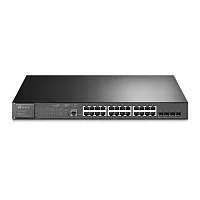 Коммутатор/ JetStream 28-port Gigabit L2+ Managed Switch with 24-port PoE+, PoE budget up to 384W, support SDN UKplug (SG3428MP.)