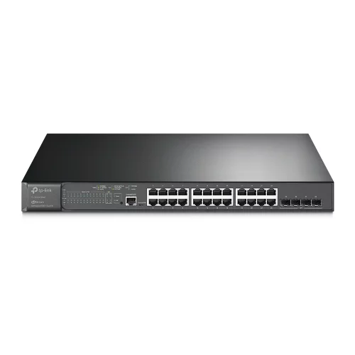 Коммутатор/ JetStream 28-port Gigabit L2+ Managed Switch with 24-port PoE+, PoE budget up to 384W, support SDN UKplug (SG3428MP.)