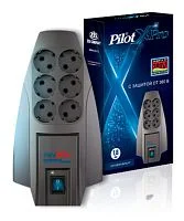 Сетевой фильтр Pilot X-Pro 1.8м (6 розеток) серый (коробка) (012) (012#MLN)
