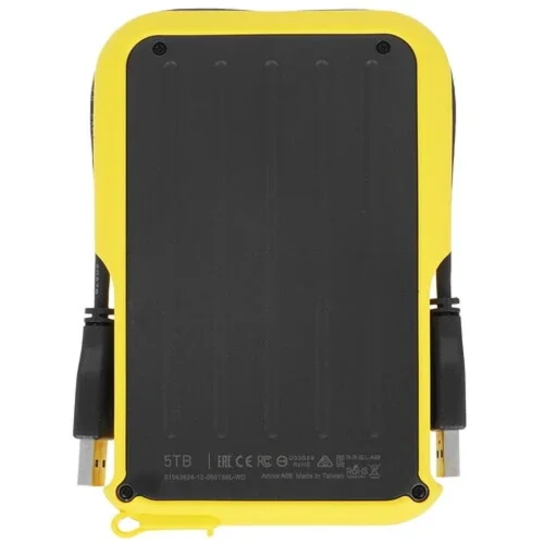 Жесткий диск Silicon Power USB3.0 5TB SP050TBPHD66LS3Y SP040TBPHD66LS3Y Armor A66 2.5 желтый фото 2