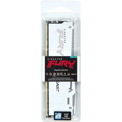 Память оперативная/ Kingston 32GB 5600MT/s DDR5 CL40 DIMM FURY Beast White RGB XMP (KF556C40BWA-32) фото 3