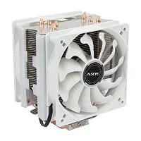 Вентилятор ALSEYE S120D-W Universal, TDP 135W, 2x120FAN, 4 heat pipe, WHITE, PWM, RTL{20} (874265) (AS.01.07.0018)