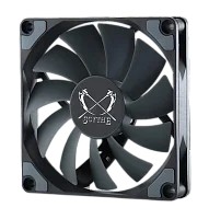 Кулер для корпуса/ Case Cooler Scythe Kaze Flex 92 Slim (92x92x16mm, 4-pin PWM, 41.3CFM, 23.2dBA, 2500RPM, Black) (KF9215FD25-P)