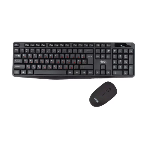 Комплект (клавиатура+мышь)/ HIPER HOK-161 (Wired USB Keyboard+fingerprint, Wired USB Mouse)