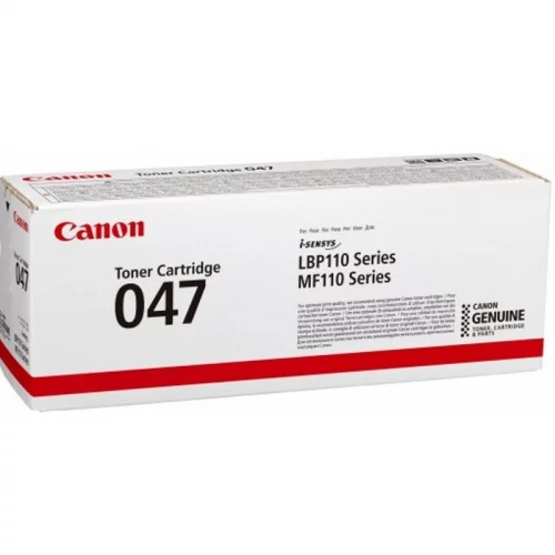 Тонер-картридж CANON 047BK, черный, 1600 страниц, для LBP112/ LBP113W (2164C002)