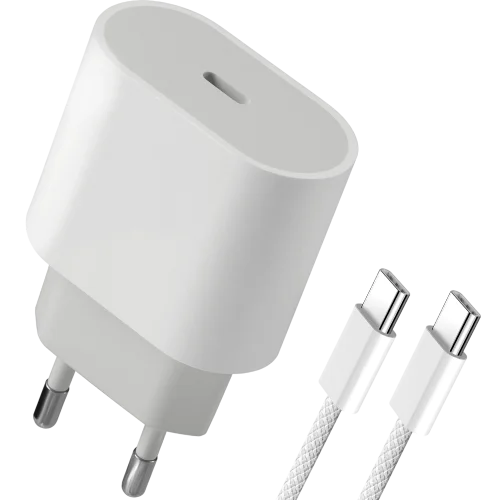 Defender Сетевой адаптер UPA-121 20W, USB C,кабель Type-C,белый (83222)