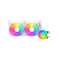 Водяное охлаждение для процессора/ Water Cooling System SAMA L40 White (240mm, White, ARGB/ Fans: 2x120mm, 82.79CFM, 29dBA, 2000RPM/ Pump height 52mm, 29dBA, 2500RPM, Rad thickness 27mm/ S: 1851, 1700 (L40-WHWAYXO2-G)